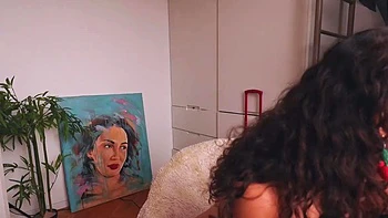 Solo stockings babe masturbates with dildo videos