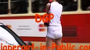 Blonde Amateur Takes Facial Outdoors In Public videos