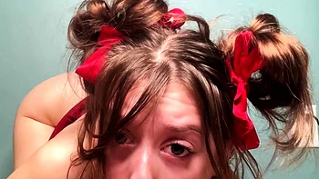 Teen blonde babe moist peach toy play and she loves it videos