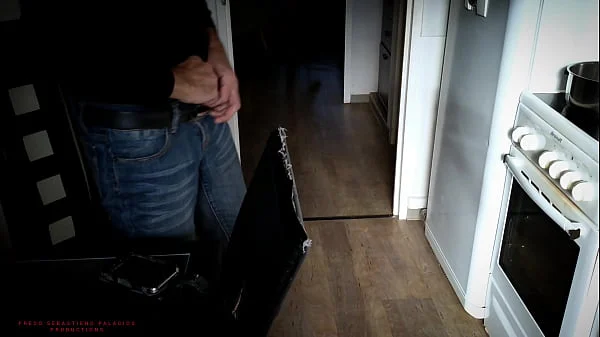 Stepmom Mature 47 Years, Does The Housework, Stepson Opens Fly And Pulls Out His Cock. videos