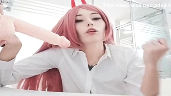 Joi Chainsaw Man Power Cosplay With Alexis Texas videos