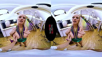 VR Sex with Blonde Babe: Blowjob, Doggystyle  Virtual Reality Porn videos