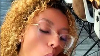 PETITE LATINA GETS RAILED IN POV: Blowjob, Doggy  Amateur Porn videos