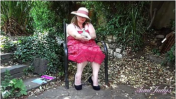 Rachel Aziani And Aunt Judys - Judys - 50yo Busty Bbw Rachel Lotions-up Her Big Natural Tits Outdoors videos