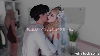 3D Super Cute Blonde Bride Cheating with BBC Before Her Wedding videos