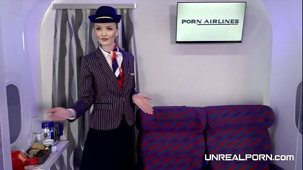 Fucking Stewardess in Airplane videos