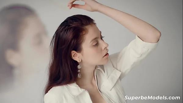 SUPERBE MODELS - (Victoria Garin) - Sexy Lingerie Czech Teen Model Strips Naked videos