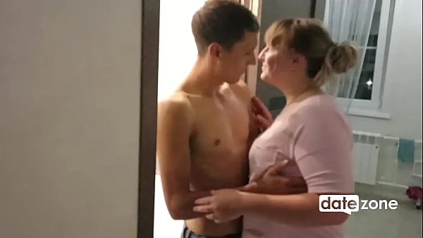 DATEZONE - Young guy loves to fuck fat housewife videos
