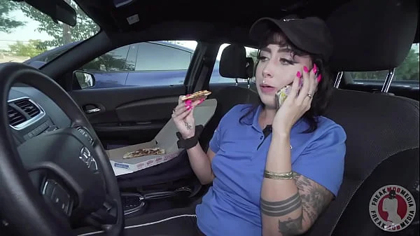 Dominoes Pizza Girl get Face Fucked videos