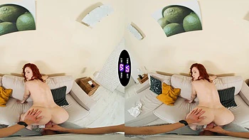 Redhead Cherry Candle enjoys passionate sex with her partner videos