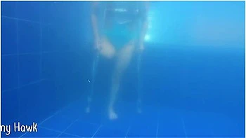 Amputee Touches Herself In The Pool videos