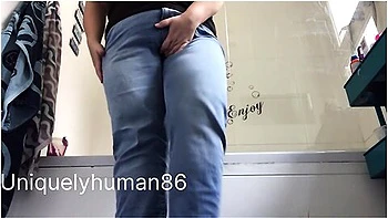 Held My Morning Pee As Long As I Could And Desperately Wet My Jeans videos