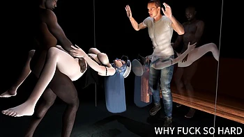 3D Big Boobs Slut Have Cuckold Sex with BBC videos