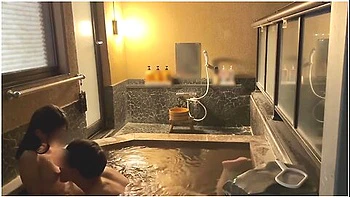 First Hot Spring Tripsex In A Stylish Open-air Bath At Nightjapanese Amateur Hentai videos