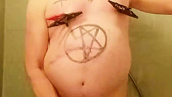 Satan slave takes a perverted piss enema videos