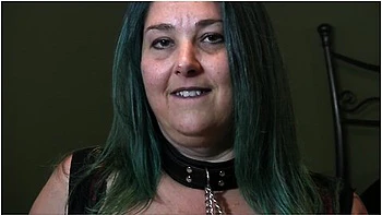 Chastity Smokes Wearing A Collar And Nipple Clamps videos