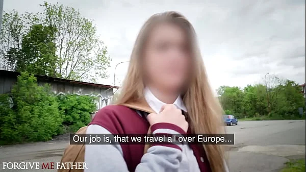 DEVIANTE - Czech college student confesses sins with hardcore fuck and blowjob videos