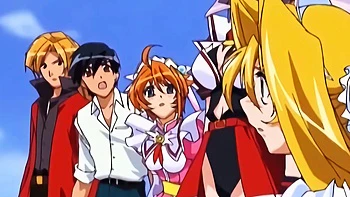 Hot busty anime teens flying around videos