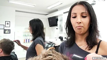 Awesome sex in the cowgirl pose with a long-legged brunette Samante videos