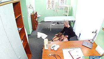 Sexy young doctor with a perfect body fucks with a bald boyfriend videos