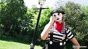 Awesome busty babes Yasmina Khan and Frances Bentley love FFM videos