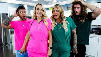 Sexy ladies Alex Harper and Natalie Brooks love dick-sucking so much videos