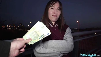 Public agent with a long penis impaled a horny teen gf Kate Quinn videos