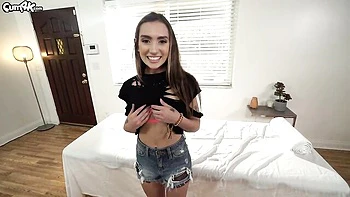 Stunning casting fuck in the missionary pose with a hot Bailey Base videos