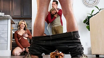 Blondies Axel Haze and Britt Blair fuck with two large dicks videos