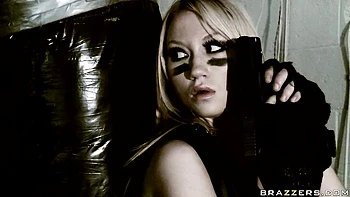 Busty goddess with long legs Madison Scott likes anal penetration videos