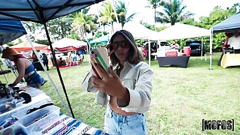 Curvy young chick with hairy pussy Ivy Ireland impaled outdoors videos