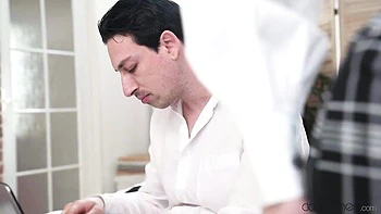 Astonishing blonde Ashley Rose feels a fat cock in her shaved pussy videos