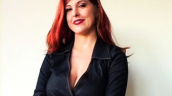 Good redhead with big boobs Sasha Monet fucks with a sex toy videos