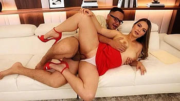 Gorgeous dick-riding with a long-legged young model Lia Tovar videos