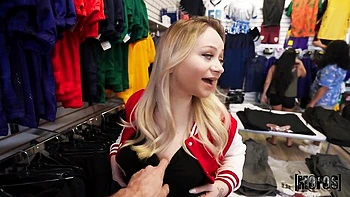 Blonde angel Rylee Blake feels a pretty huge wiener in her wet hole videos