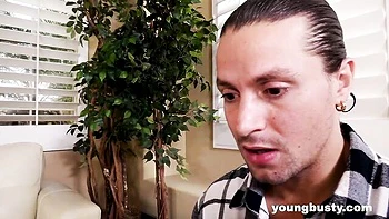 Inked hottie Aurora Fox is touching her shaved pussy with pleasure videos