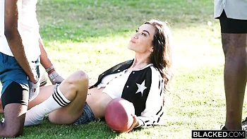 Interracial hardcore pound with a glamorous brunette Sawyer Cassidy videos