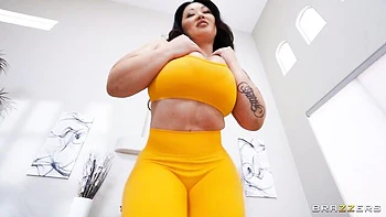 Good busty Asian Tokyo Leigh is jumping on a long hard wiener videos