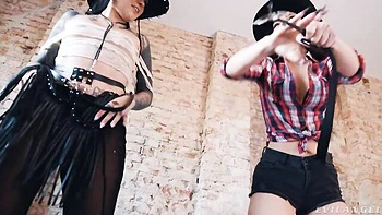 Kristy Black and Morea Black both love intensive anal games videos