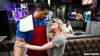 Blonde teen with round ass Dez Hansen rammed by huge black dick videos