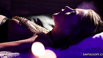 Awesome busty mademoiselle Dina Joy likes intensive dick-riding videos