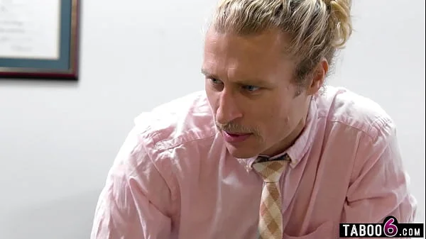 Librarian catches latina MILF principal Victoria Voxxx fapping to his book videos