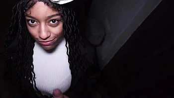 Awesome sideways pose fuck with a busty ebony Vicky Menage videos