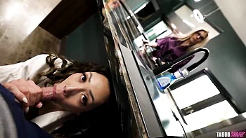 POV missionary pose fuck with a big-boobed brunette Kaya Knight videos