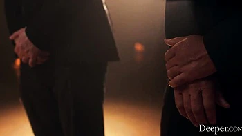 Kazumi and Connie Perignon are enjoying interracial dick-riding videos