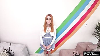 POV intensive pound in the missionary pose with a hot Gracey Fox videos