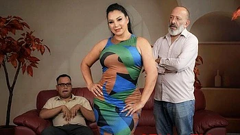 Busty brunette on high heels Galidiva fucked by massive dick videos