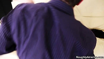 Astonishing redhead Dani Jensen screwed by pretty huge penis videos