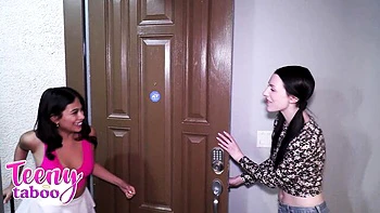 Outstanding Celestina Blooms and Reyna Belle's foreplay before sex dirt videos