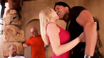 Swingers scene with naughty Pleasure from Screw My Wife Club videos